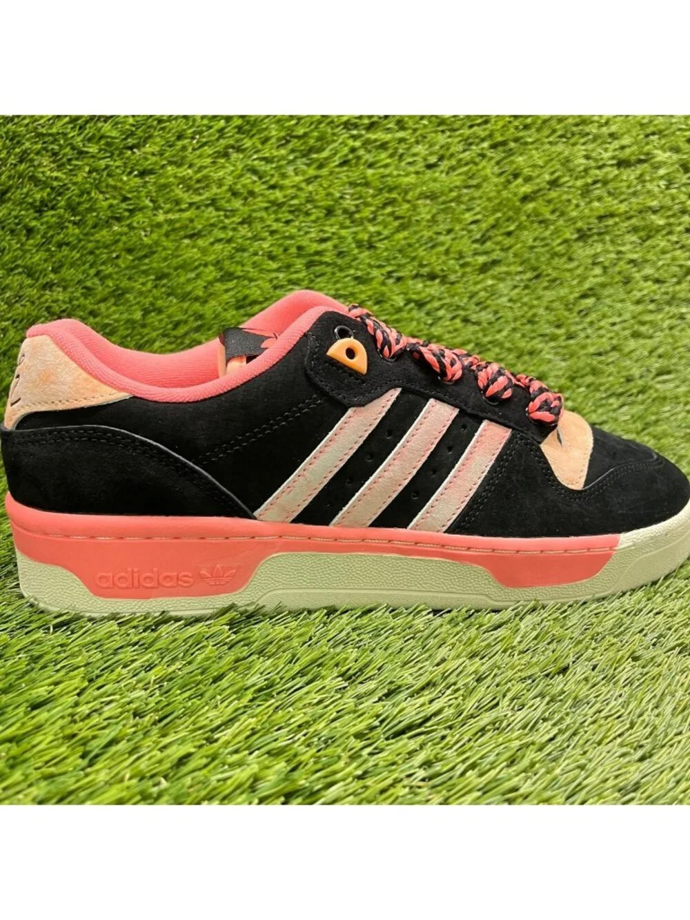 Adidas Rivalry Low X Anthony Edward Mens Size 10.5 Black Athletic Shoes Sneakers